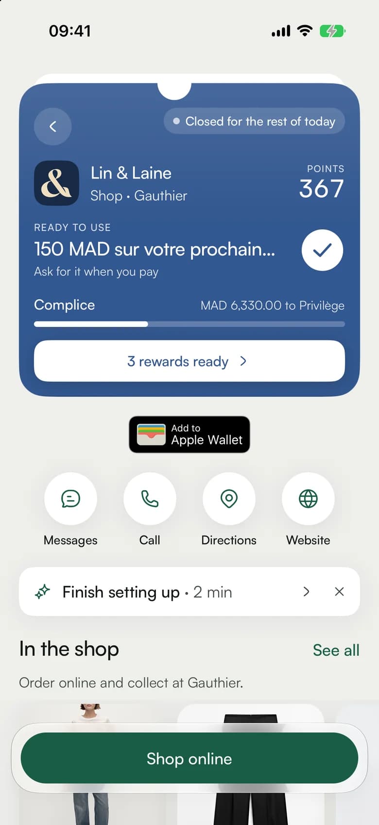 Your shop, in their pocket.
